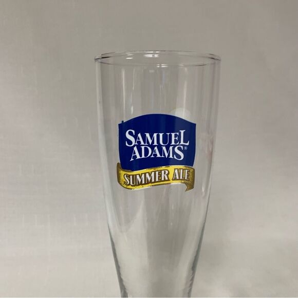 Samuel Adams Seasonal Brew Tall Pint Glass Pilsner Classic Beverage Drinkware - Picture 3 of 8